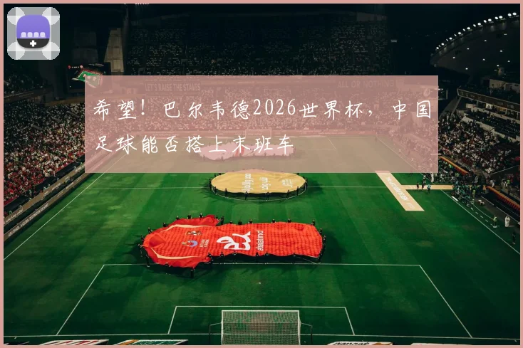 希望！巴尔韦德2026世界杯，中国足球能否搭上末班车